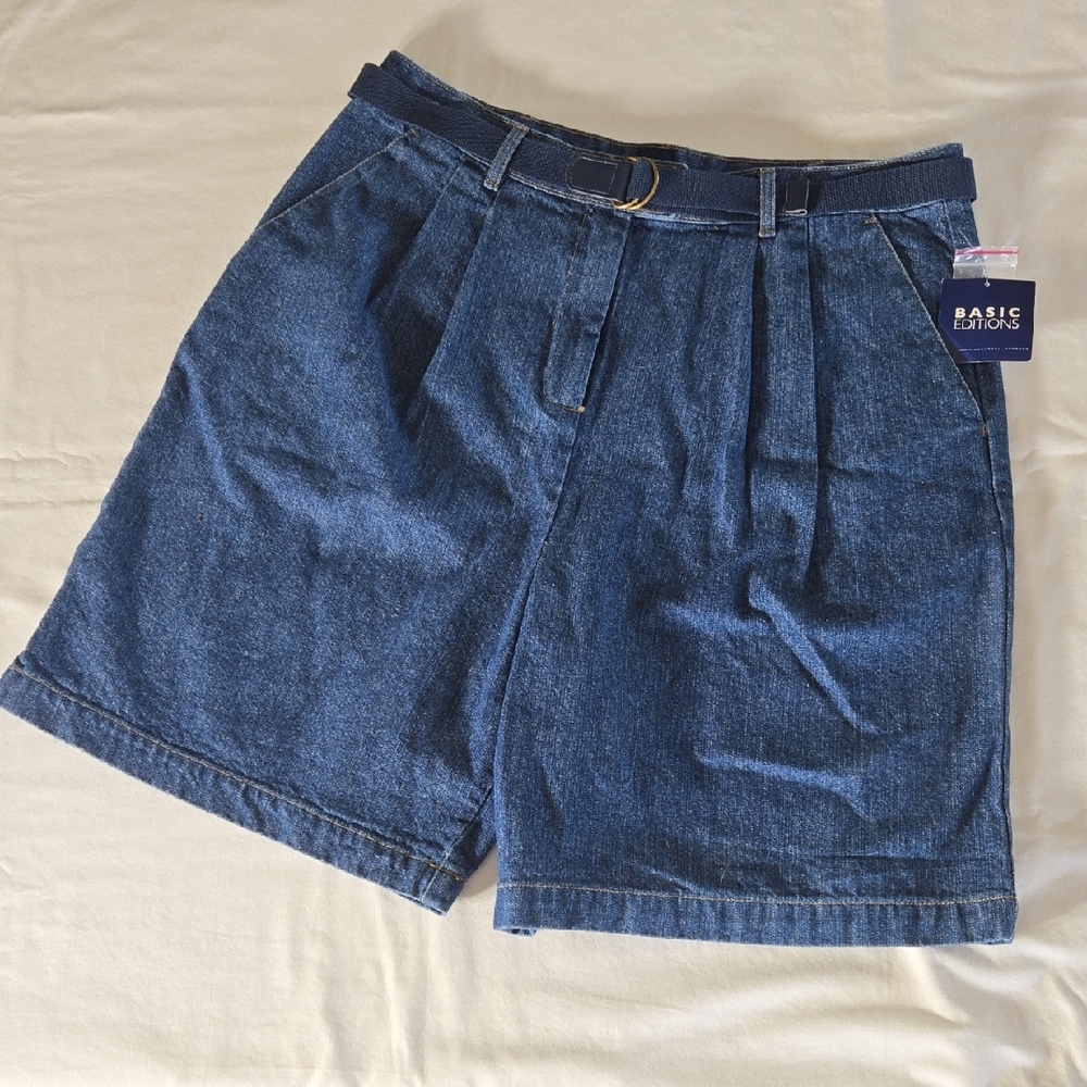 NEW Basic Editions Denim Shorts